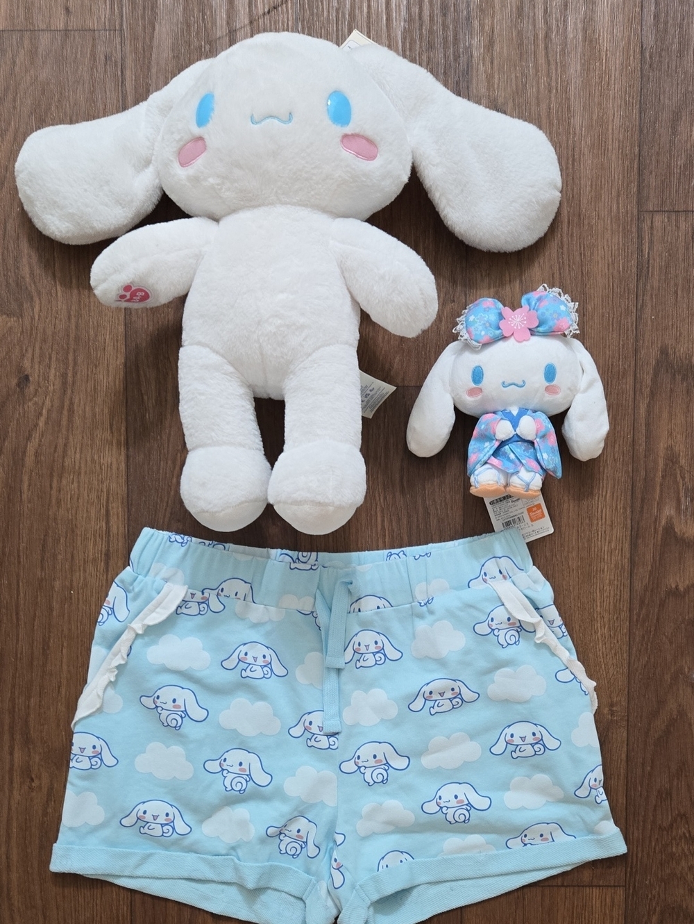 Sanrio Cinnamoroll Light Blue Athletic Shorts/ 3 Pc Bundle